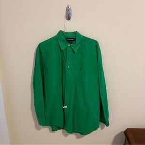 Ralph Lauren Button Down Shirt in Green Extra Large